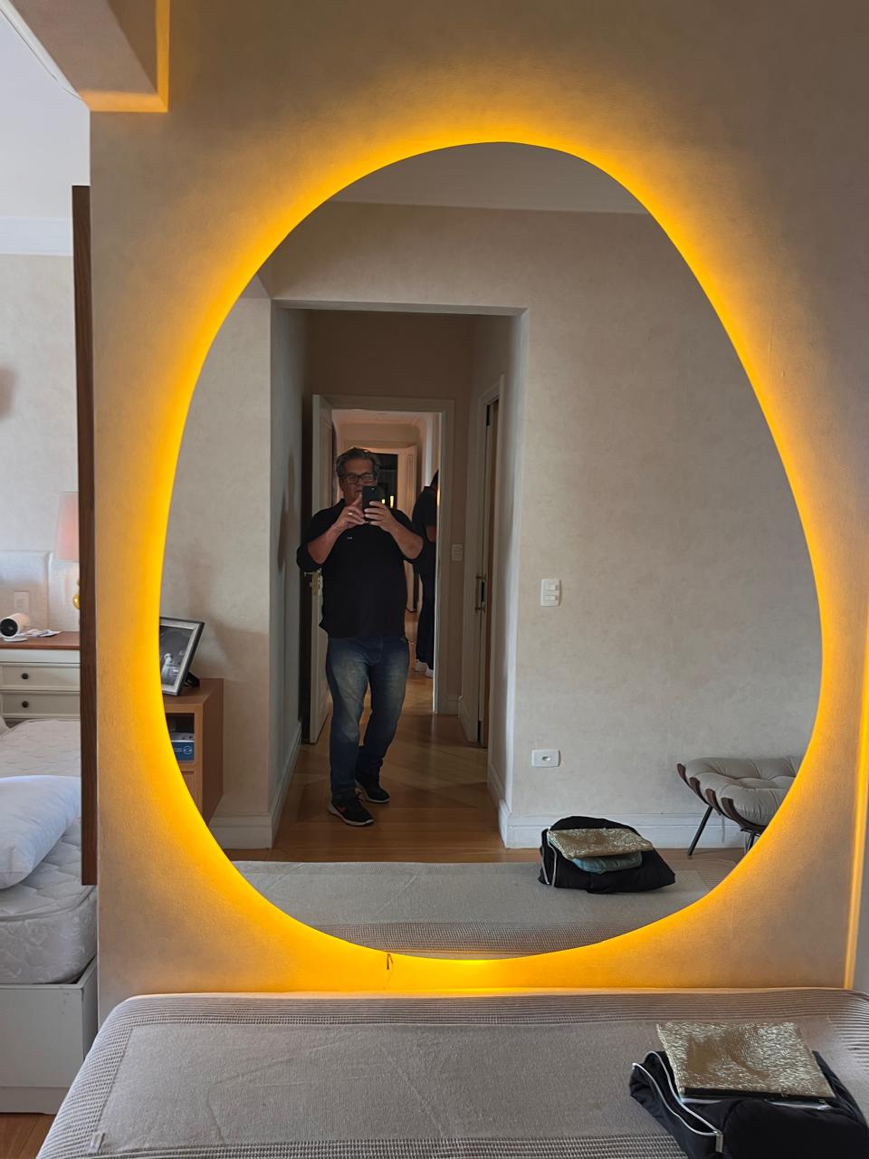 Espelho orgânico moderno Itaim Bibi